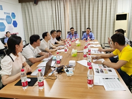 浙江省市场监督管理局五化考评组一行领导莅临绍兴华亿(中国)开展考评验收工作