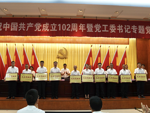 华亿(中国)集团党委荣获“2022年度先进党组织”荣誉称号